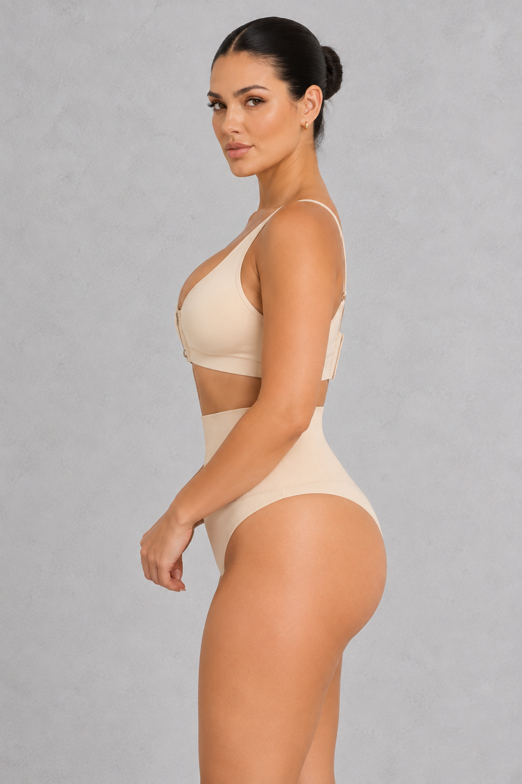 SculpStore Invisible Shape Thong | Seamless Mid-Waist Tummy Control