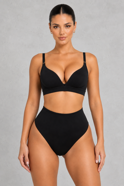 SculpStore Invisible Shape Thong | Seamless Mid-Waist Tummy Control