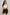 Sculp One-Shoulder Push-Up Sports Bra in White – full front view