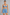 Sculp Low Back Push-Up Sports Bra in Blue – front view, plunge V-neck with light blue contrast trim