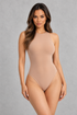 Seamless high neck tank shaping bodysuit