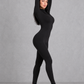 Sculp Thermal Long-Sleeve Zip Yoga Jumpsuit