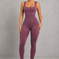 Sculp Shaping Sleeveless Workout Jumpsuit