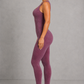 Sculp Shaping Sleeveless Workout Jumpsuit