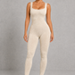 Sculp Shaping Sleeveless Workout Jumpsuit
