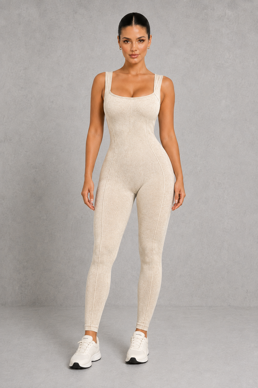 Sculp Shaping Sleeveless Workout Jumpsuit