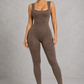 Sculp Shaping Sleeveless Workout Jumpsuit