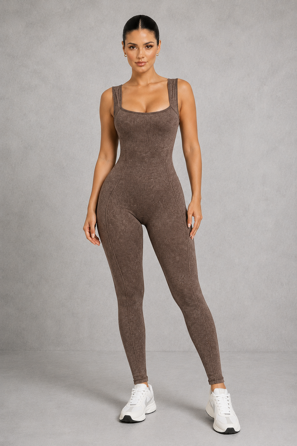 Sculp Shaping Sleeveless Workout Jumpsuit