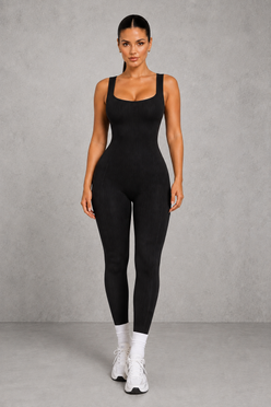 Sculp Shaping Sleeveless Workout Jumpsuit