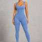Sculp Shaping Sleeveless Workout Jumpsuit