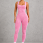 Sculp Shaping Sleeveless Workout Jumpsuit