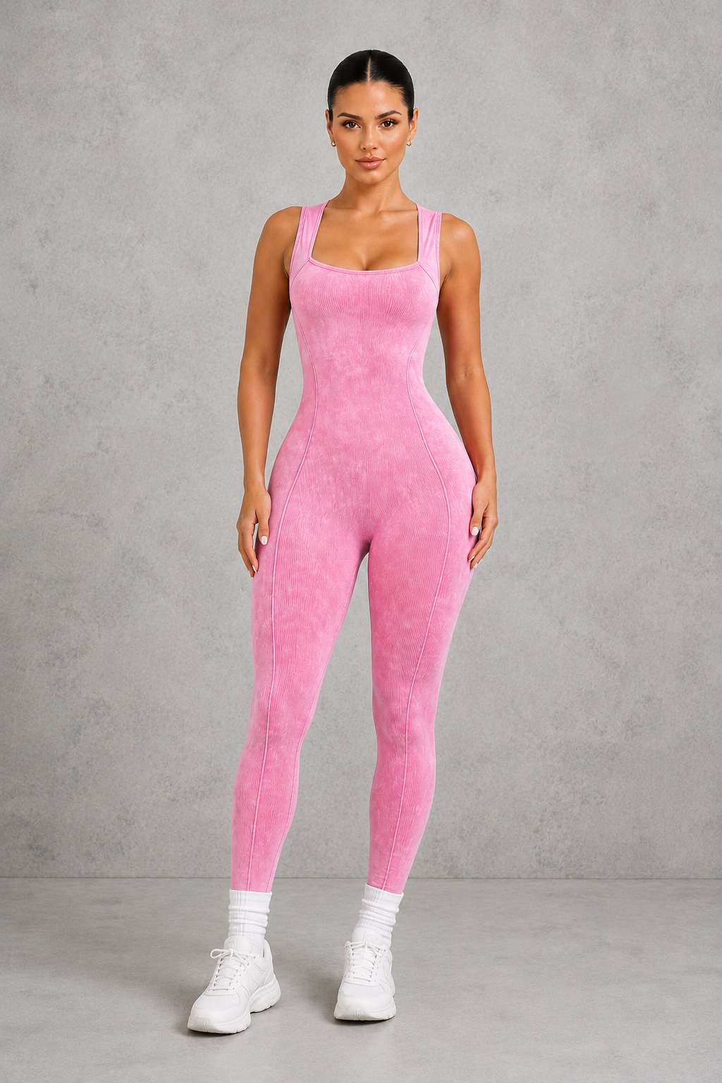 Sculp Shaping Sleeveless Workout Jumpsuit