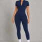 Sculp Backless Scrunch Butt-Lift Yoga Jumpsuit