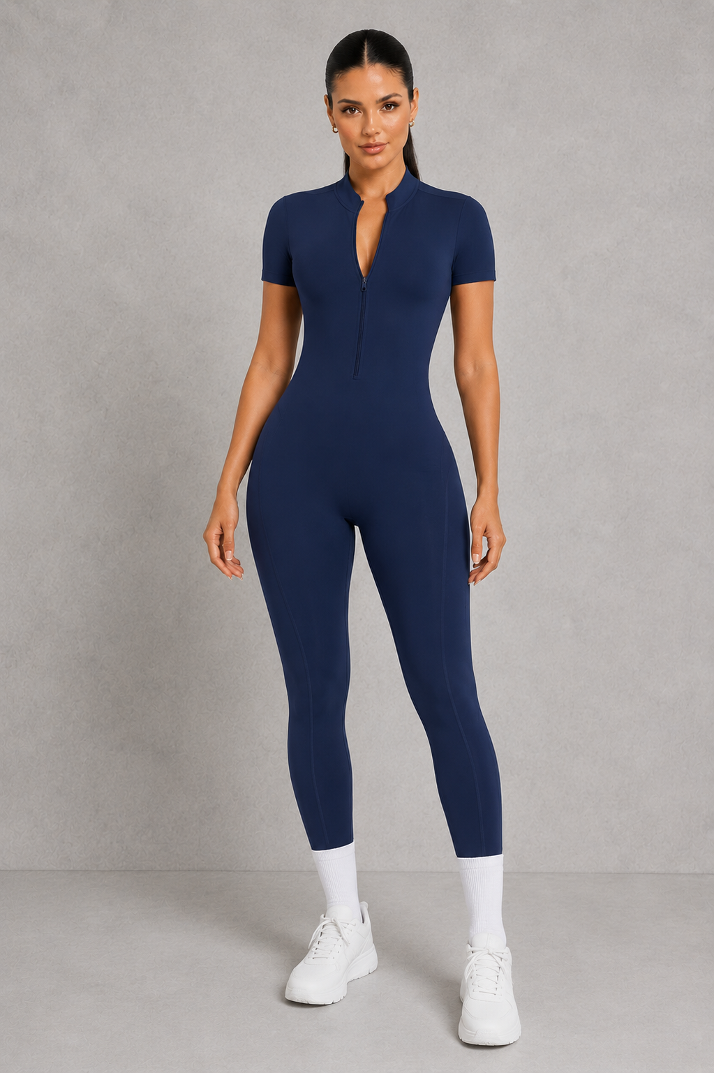 Sculp Backless Scrunch Butt-Lift Yoga Jumpsuit