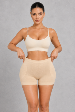 Sculp Seamless Tummy Control Butt & Hip Enhancer Shaping Shorts with Removable Pads