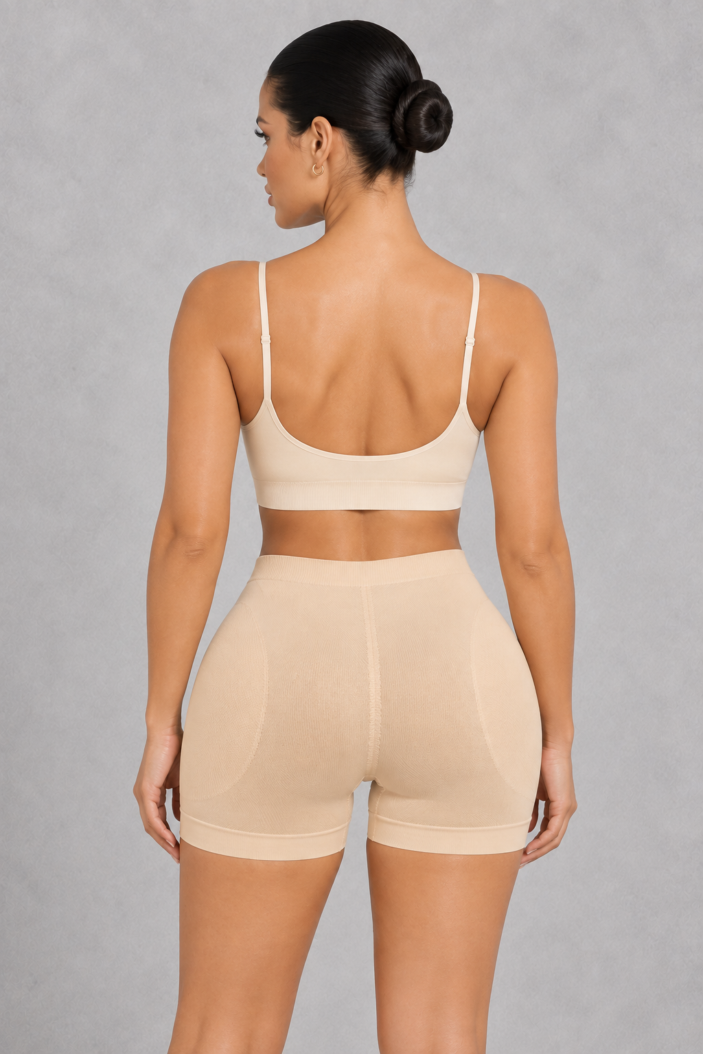 Sculp Seamless Tummy Control Butt & Hip Enhancer Shaping Shorts with Removable Pads