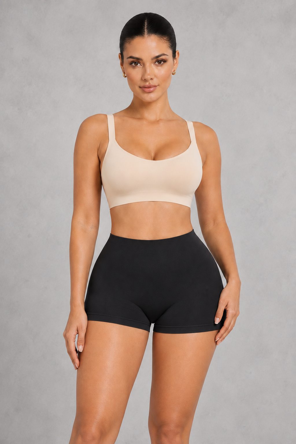 Sculp Seamless Tummy Control Butt & Hip Enhancer Shaping Shorts with Removable Pads