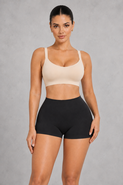 Sculp Seamless Tummy Control Butt & Hip Enhancer Shaping Shorts with Removable Pads