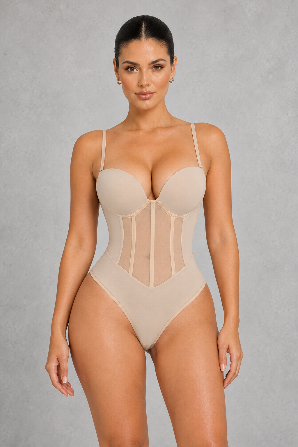 Sculp Backless Shapewear Bodysuit with Built-In Bra