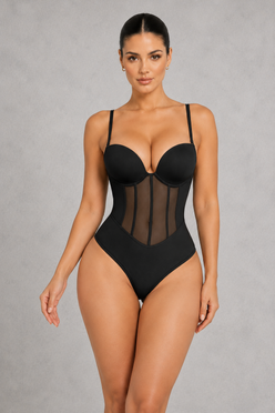 Sculp Backless Shapewear Bodysuit with Built-In Bra