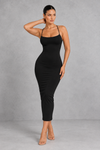 Sculp Backless Suspender Slim-Fit Midi Dress