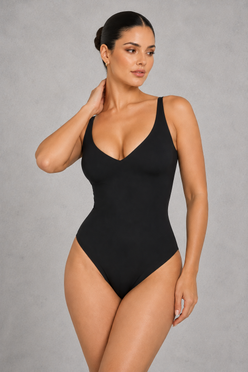 Sculp Low Back Seamless Camisole Shapewear Bodysuit – U-Back