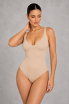 Sculp Low Back Seamless Camisole Shapewear Bodysuit – U-Back