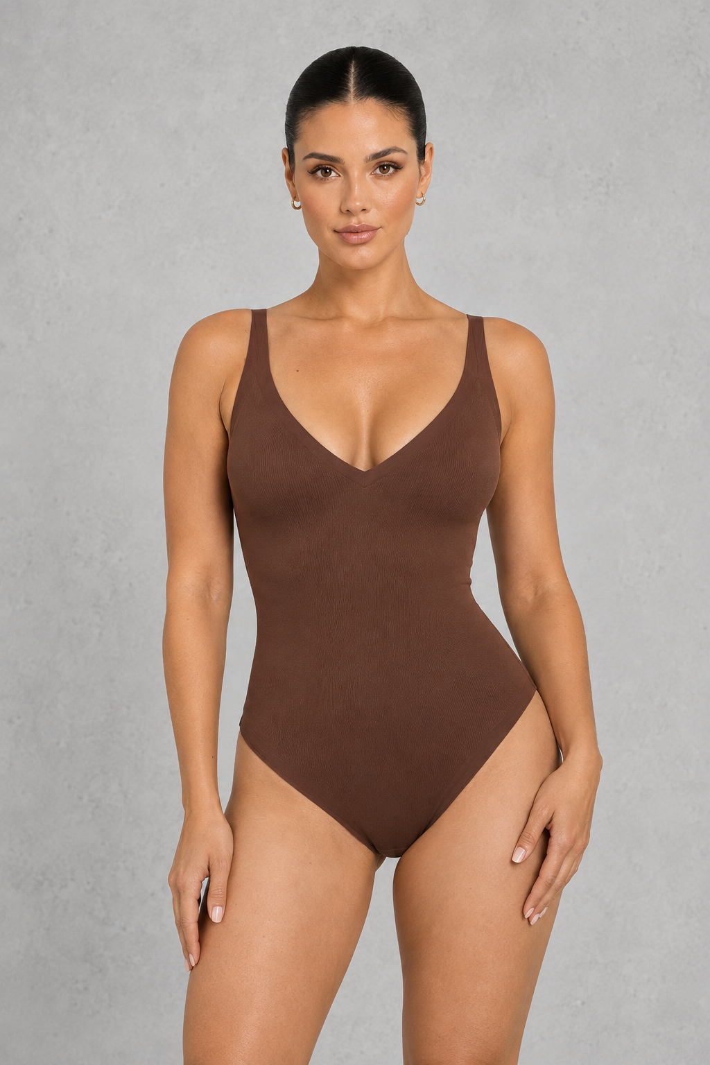 Sculp Low Back Seamless Camisole Shapewear Bodysuit – U-Back