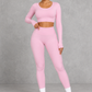 Sculp Scrunch Gym Leggings – Candy