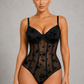 Sculp Sheer Mesh Tummy Control Shaping Bodysuit