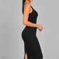 Sculp Sleeveless Crew Neck Long Bodycon Dress