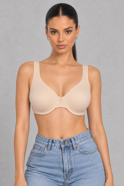Sculp Full-Coverage Minimiser Bra – Seamless Underwire Support