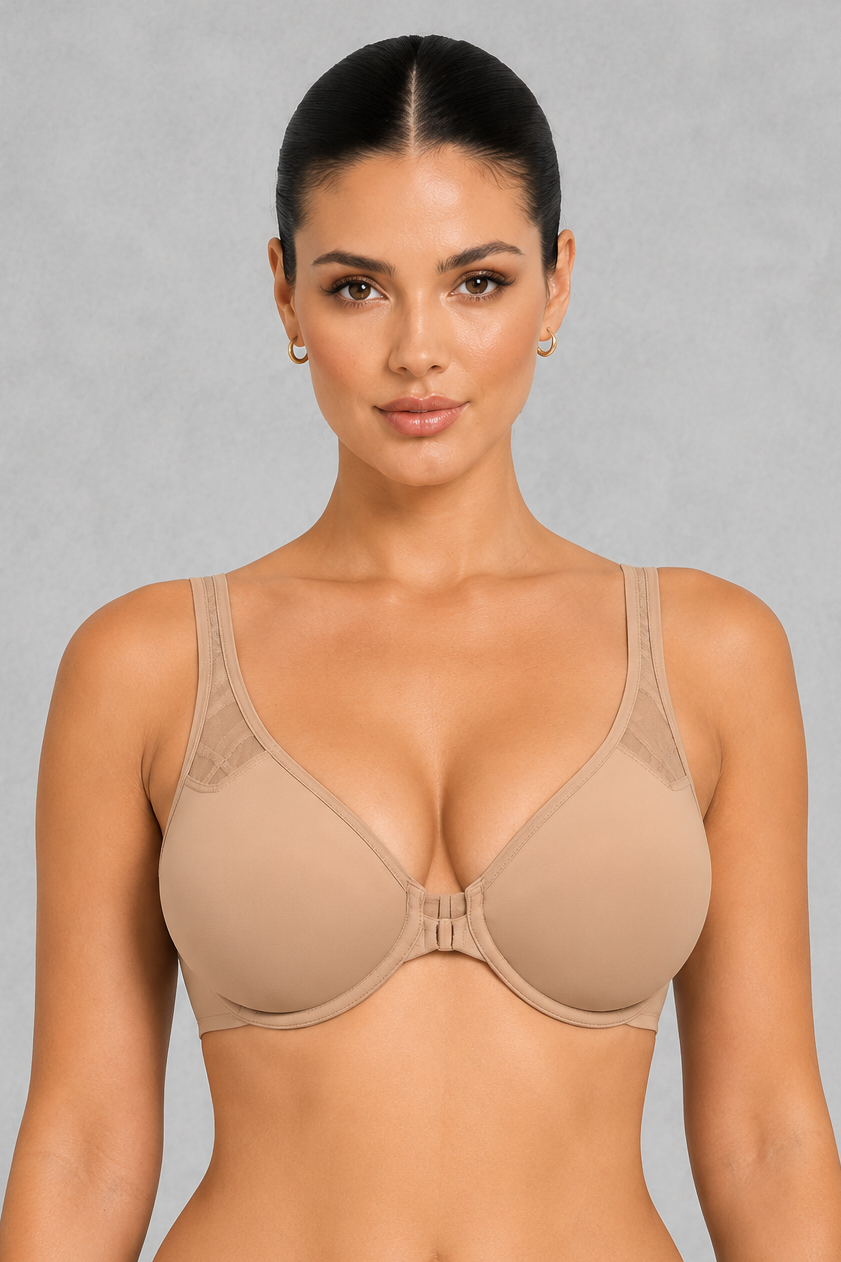Sculp Front Closure Underwired Support Bra