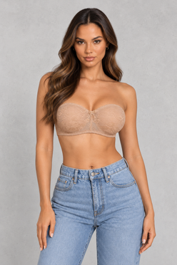 Sculp Sheer Lace Push-Up Support Bra