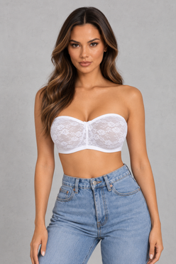 Sculp Sheer Lace Push-Up Support Bra