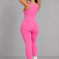 Sculp SnatchedKnit Front-Zip Sculpting Jumpsuit