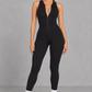 Sculp SnatchedKnit Front-Zip Sculpting Jumpsuit