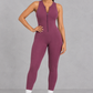 Sculp SnatchedKnit Front-Zip Sculpting Jumpsuit