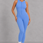 Sculp SnatchedKnit Front-Zip Sculpting Jumpsuit