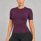 Sculp Slim-Fit Short Sleeve Fitness Shapewear Top