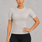 Sculp Slim-Fit Short Sleeve Fitness Shapewear Top