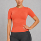 Sculp Slim-Fit Short Sleeve Fitness Shapewear Top