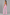 Sculp flare leg gym jumpsuit in baby pink, detail view