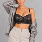 Sculp Floral Lace Push-Up Bra – Underwired Half Cup