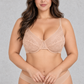 Sculp Plus Size Full Cup Floral Lace Minimiser Support Bra