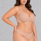 Sculp Plus Size Full Cup Floral Lace Minimiser Support Bra