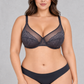 Sculp Plus Size Full Cup Floral Lace Minimiser Support Bra