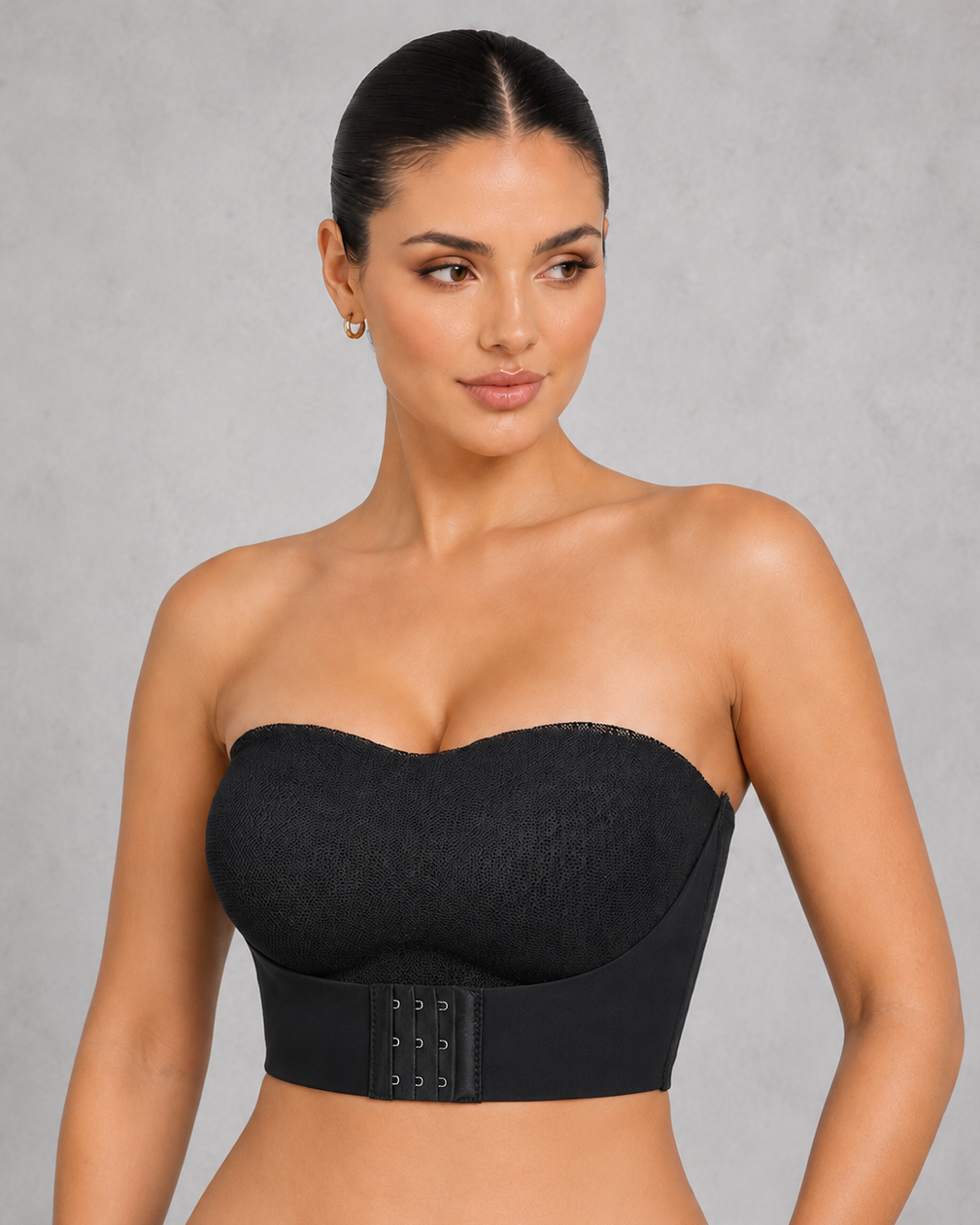 Sculp Strapless Front Closure Wireless Push-Up Bra