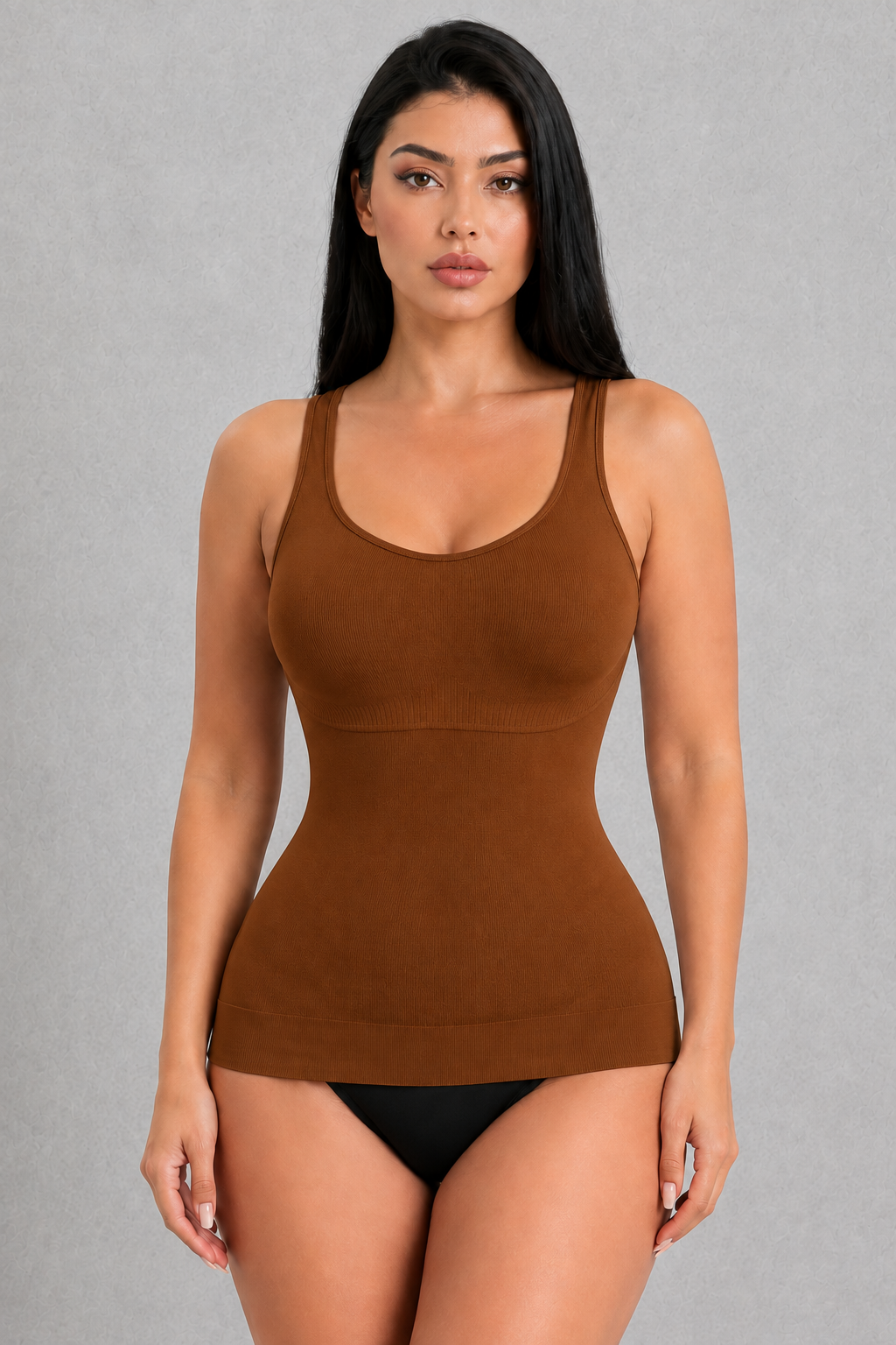 Sculp 2-in-1 Tummy Control Shapewear Cami Top with Built-In Padded Bra