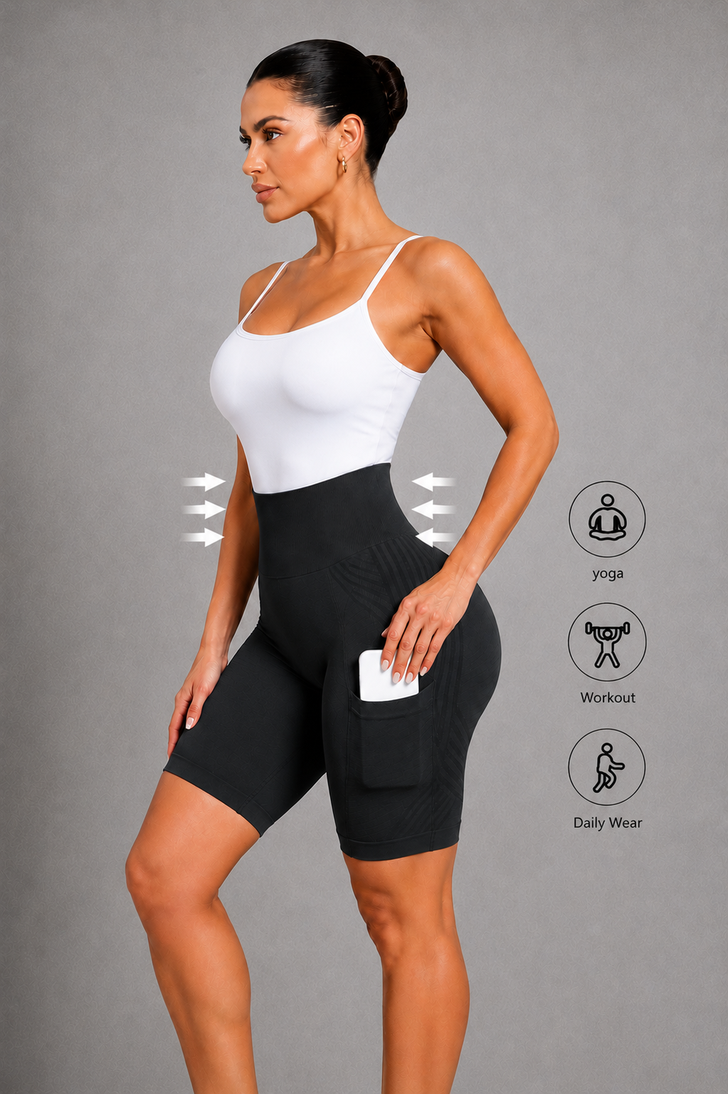 Sculp Cellulite Smoothing High Waisted Compression Shorts
